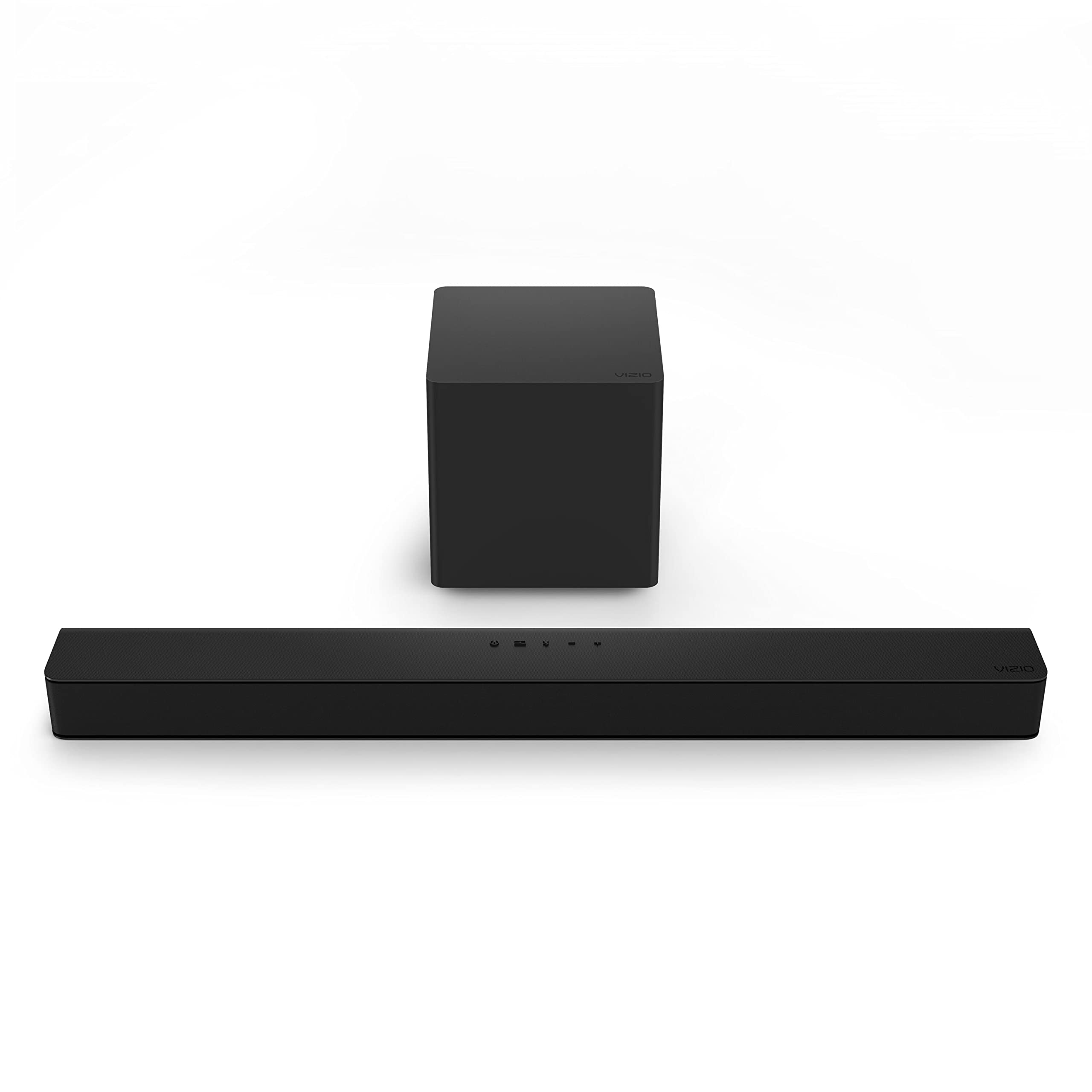 VIZIO V-Series All-in-One 2.1 Home Theater Sound Bar with DTS Virtual:X, Bluetooth, Built-in Subwoofer, Voice Assistant Compatible, Includes Remote Control - V21d-J8