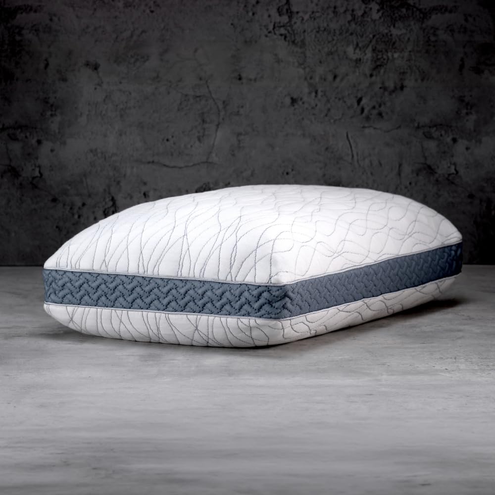 LUXOME LAYR Adjustable Firmness & Loft Pillow (2 Pack) - Completely Customizable - Memory Foam - Cooling Cover - Standard/Queen