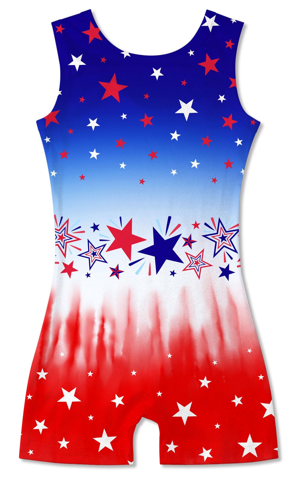 Funnycokid Gymnastics Leotards for Girls with Shorts Sparkly Kids Biketards Dance Unitard 3-10 Years
