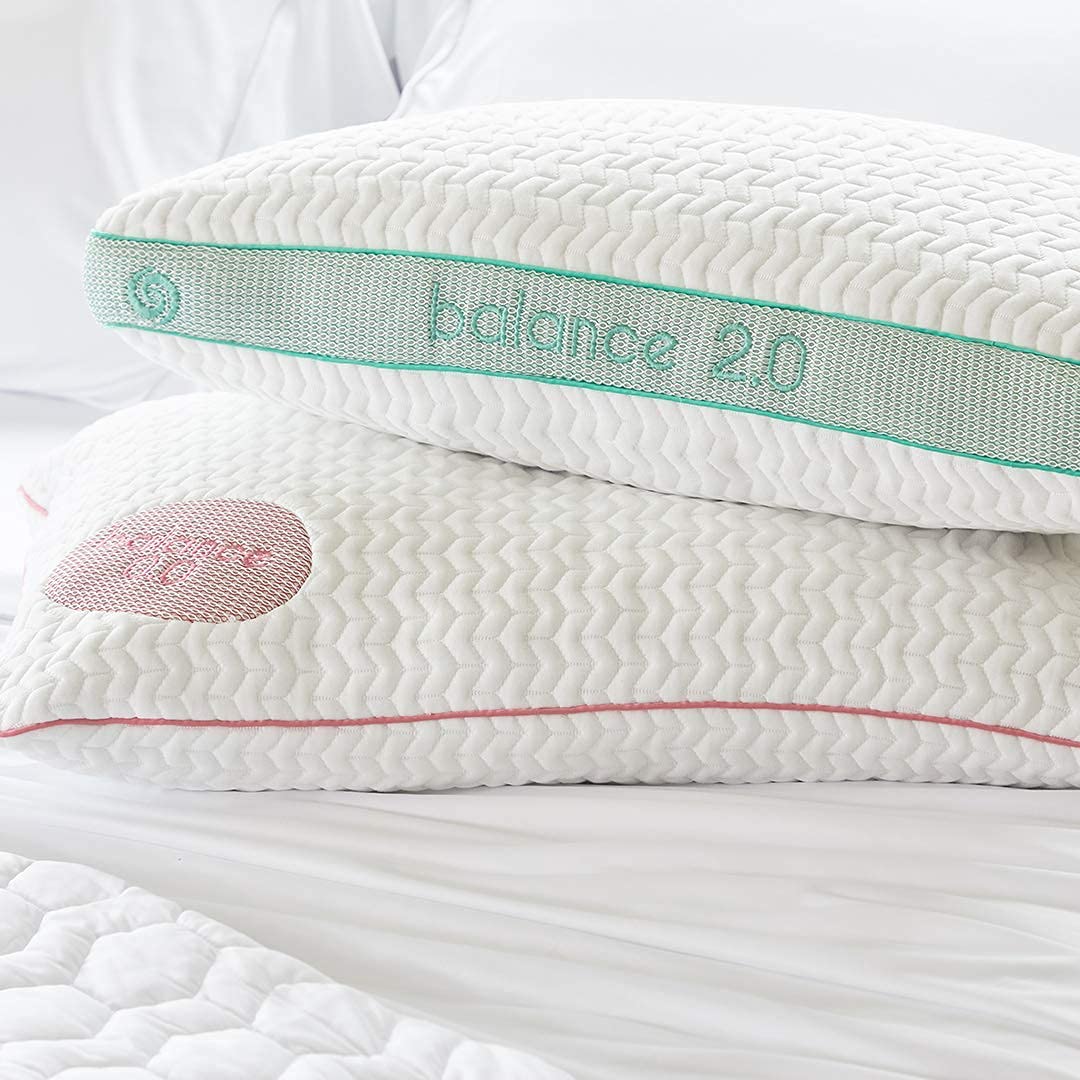 Bedgear Balance 1.0 Performance Pillow, Medium Support Bed Pillow for All Sleep Positions | Boost Blend Fill with Responsive Comfort & Air-X Mesh Ventilation | Washable Hypoallergenic Pillow