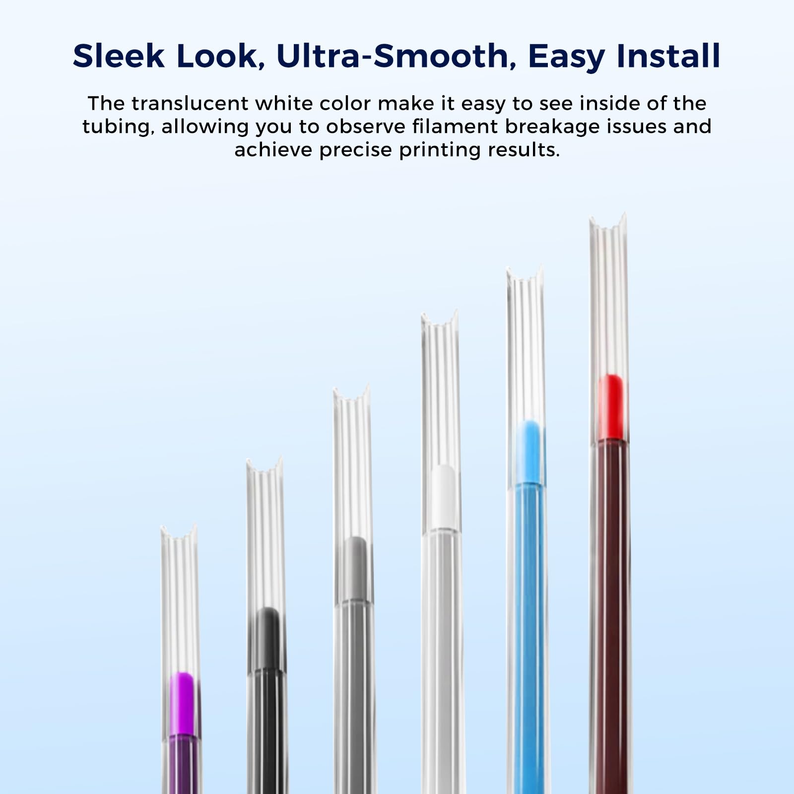 Capricorn Bowden PTFE Tubing 1M XS Series 1.75MM Filament with 2X PC4-M6 & 2X PC4-M10 Pneumatic Fittings & Tube Cutter for Creality Ender 3 V2/ Ender 3/ Ender 3 Pro/Ender 5/ CR-10/10S 3D Printer