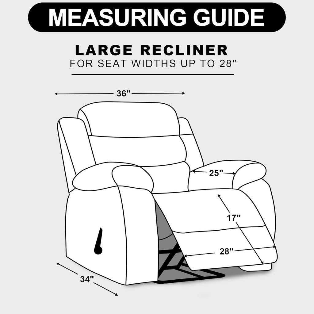 Deeky Recliner Chair Covers for Large Recliner, Reclining Chair Cover Slipcovers, Couch Sofa Covers for Dogs Pets Reversible Water Resistant Furniture Covers with Elastic Straps, Greyish Green/Beige