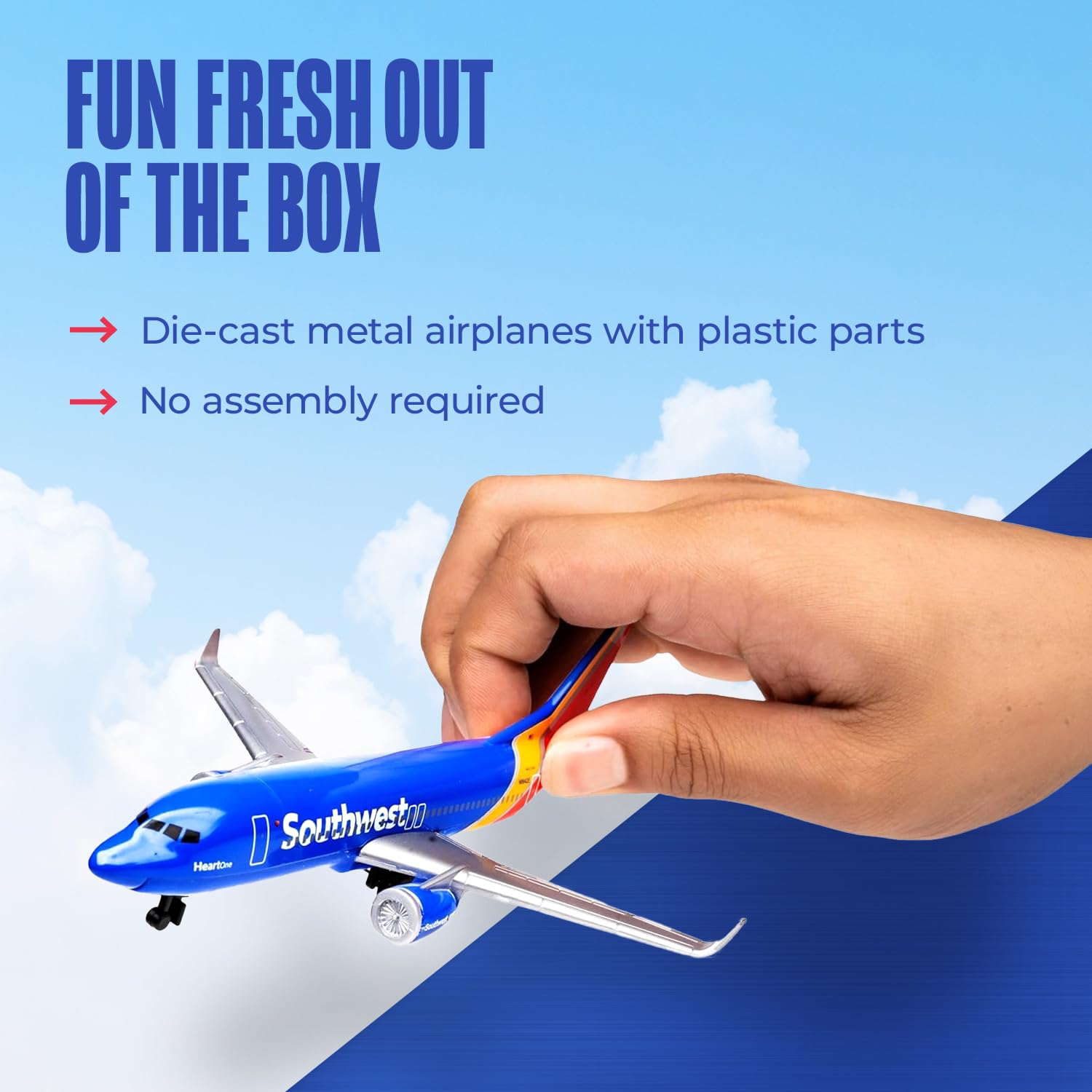 Daron Toy Airplane – Delta Air Lines Airbus A350 – Die-Cast Metal Model Airplane Toy with Plastic Parts for Kids Ages 3+