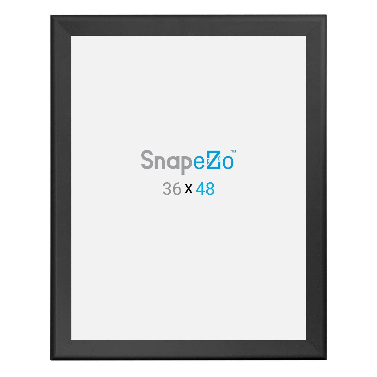 SnapeZo Movie Poster Frame 27x40 Inches, Black 1.7 Inch Aluminum Profile, Front-Loading Snap Frame, Wall Mounting, Wide Series for One Sheet Movie Posters