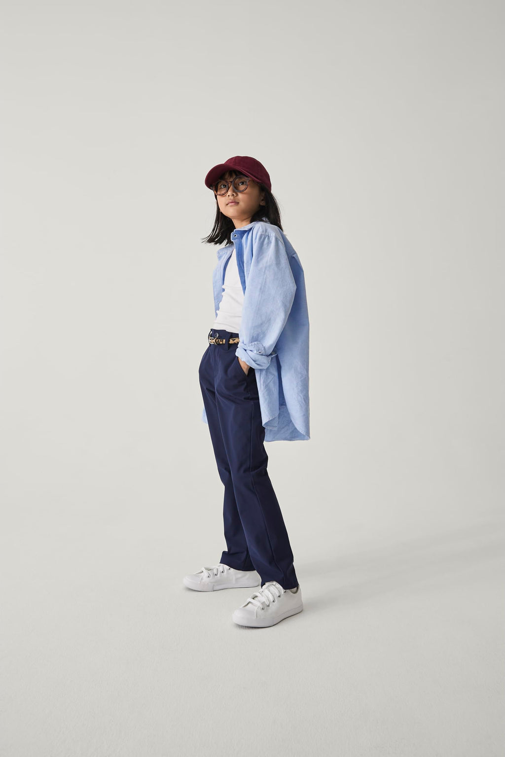 The Children's Place Girls' Uniform Wide Leg Chino Pants