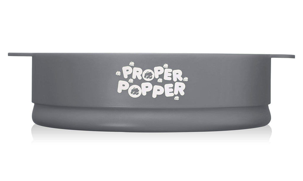 The Original Proper Popper Microwave Popcorn Popper, Silicone Popcorn Maker, Collapsible Bowl BPA Free & Dishwasher Safe - (Aqua)