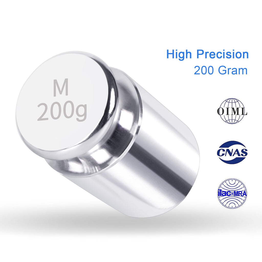 QP Calibration Weights, 50 Gram Scale Weights, OIML Class M1 High Precision Stainless Steel Scale Balance Weights with Chrome Finish, Calibration Weights for Digital Scale, Kitchen Scale, Pocket Scale