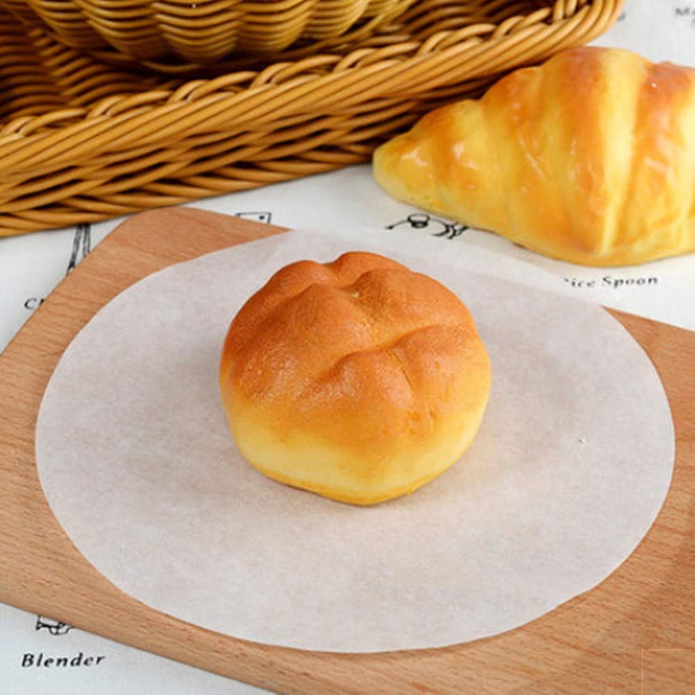 BOYAN 6 Inch Parchment Paper Rounds, Set of 220, Hamburger Patty Paper/Burger Press Paper, Non Stick Small Pre-cut Round Parchment Paper for Cake Pan, Springform Pan, Burger Patty Maker and More