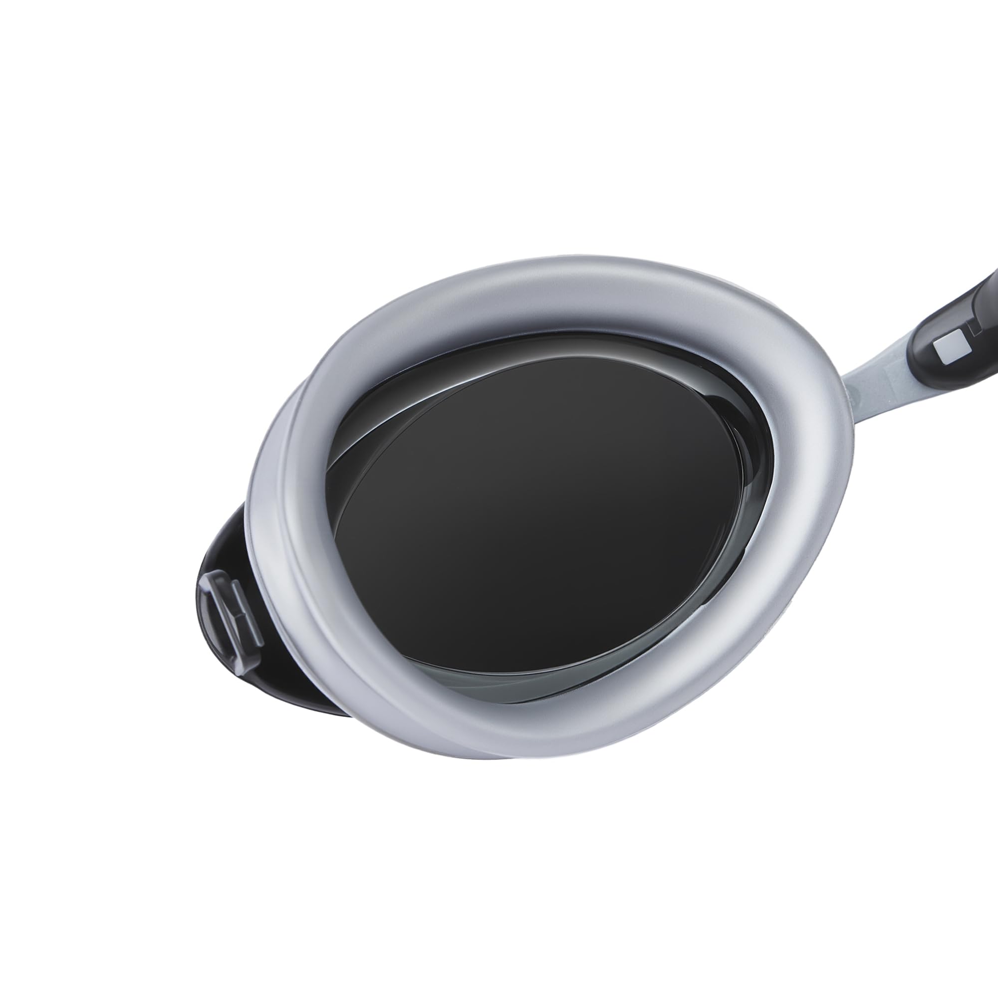 Amazon Basics Unisex Swim Goggles for Adults, Anti-Fog, Unisex, Wide View, 4 Interchangeable Nosepieces