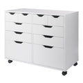 Winsome Halifax Mobile Storage Cabinet with Doors & Drawers, Stylish & Functional Home Storage Cabinet for Filing, Kitchen Organization, Moveable Furniture for Office, Dorms, Apartments