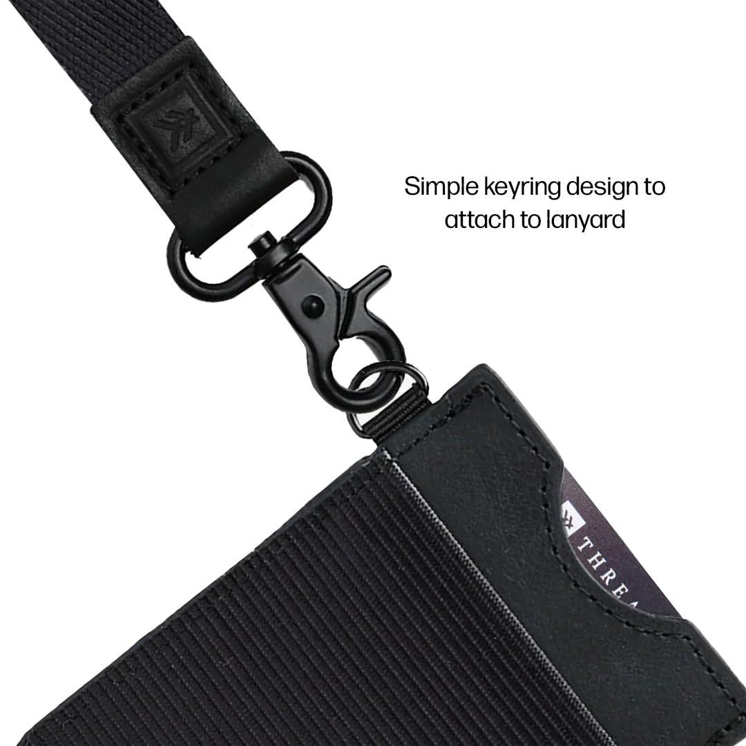 Thread Wallets Ultra Slim Minimalist Leather Card Holder Wallet (Benny)