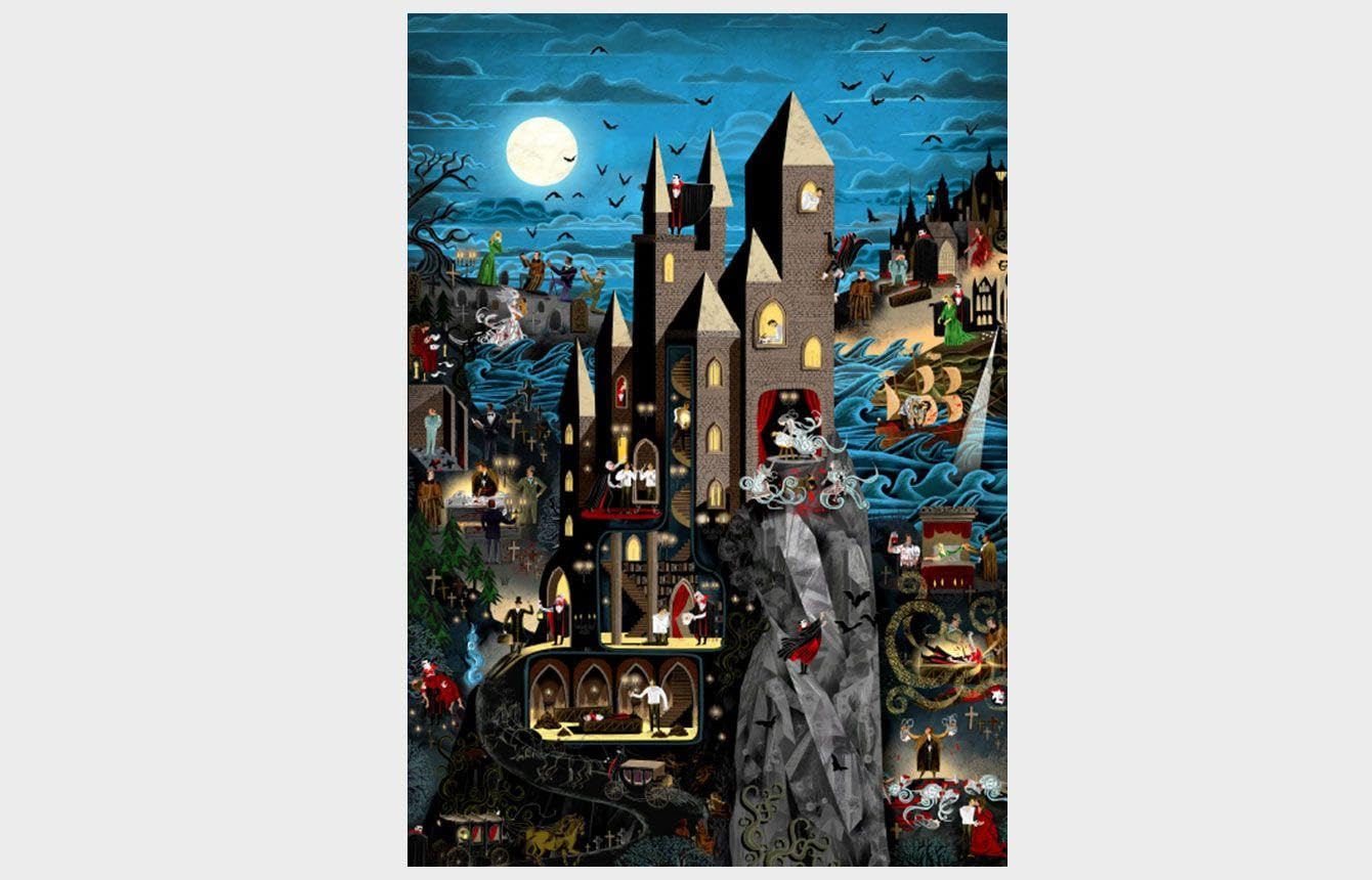 Laurence King The World of Dracula 1000 Piece Puzzle