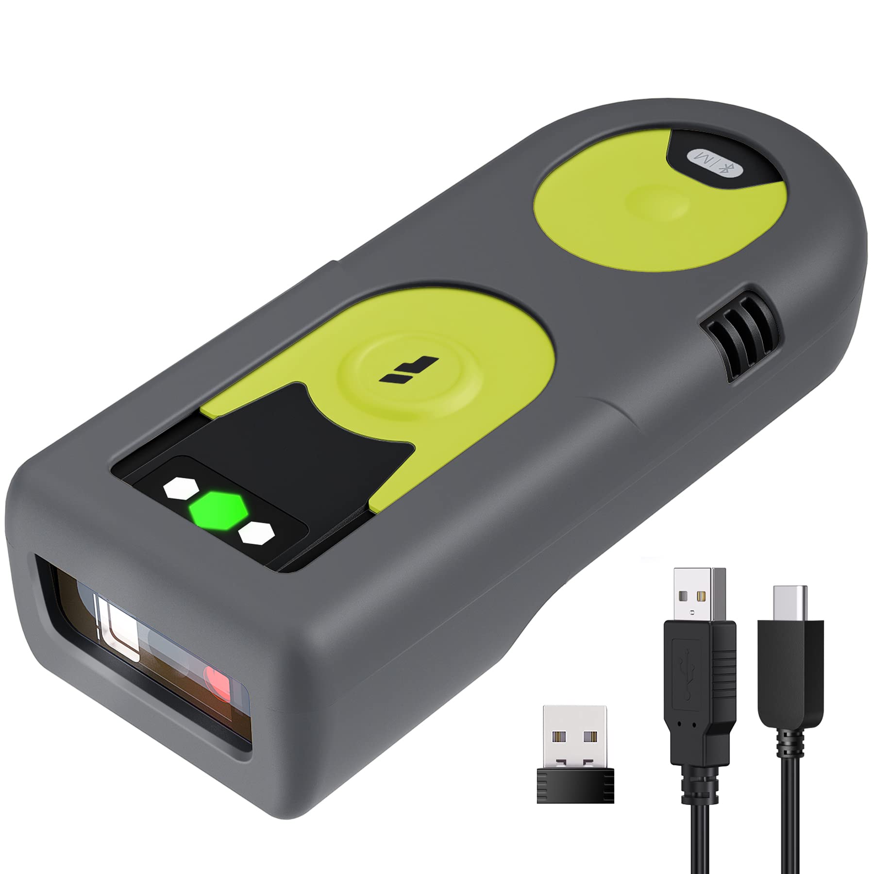 Inateck Bluetooth Scanner 1D Barcode Scanner 2.4Ghz USB Adapter, Screen Scanning, Exclusive Shortcuts, BCST-43