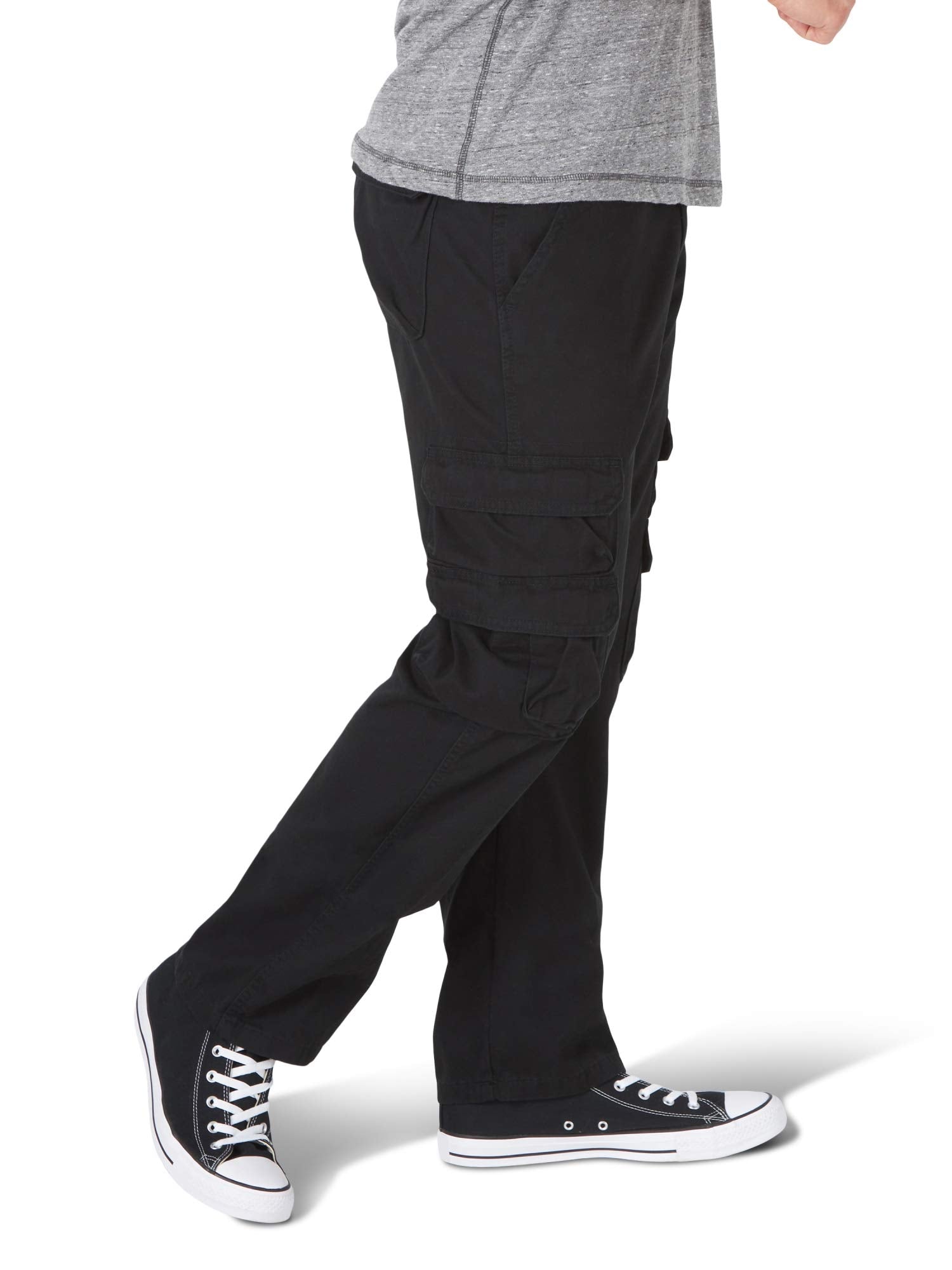 Wrangler Authentics Men's Premium Relaxed Fit Straight Leg Cargo Pant (Bennard)