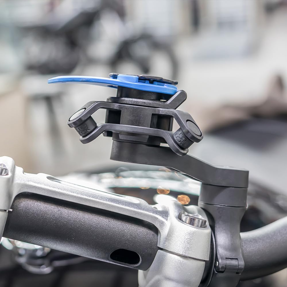 Quad Lock Motorcycle Handlebar Mount Kit with Vibration Dampener and MAG Phone Case for Samsung Galaxy S23