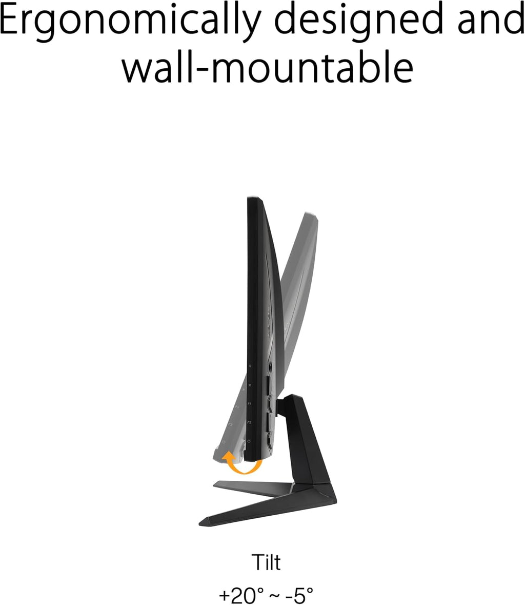 ASUS TUF Gaming 27” 1080P HDR Monitor (VG279QM1A) - Full HD (1920 x 1080), 280Hz, 1ms, Fast IPS, Extreme Low Motion Blur Sync, Freesync Premium, G-SYNC Compatible, Speakers, Variable Overdrive