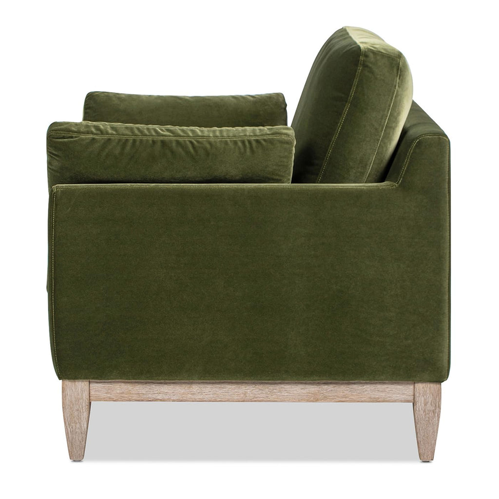 Jennifer Taylor Home Pasadena 36" Wide Modern Farmhouse Accent Arm Chair, Burnt Orange Performance Velvet
