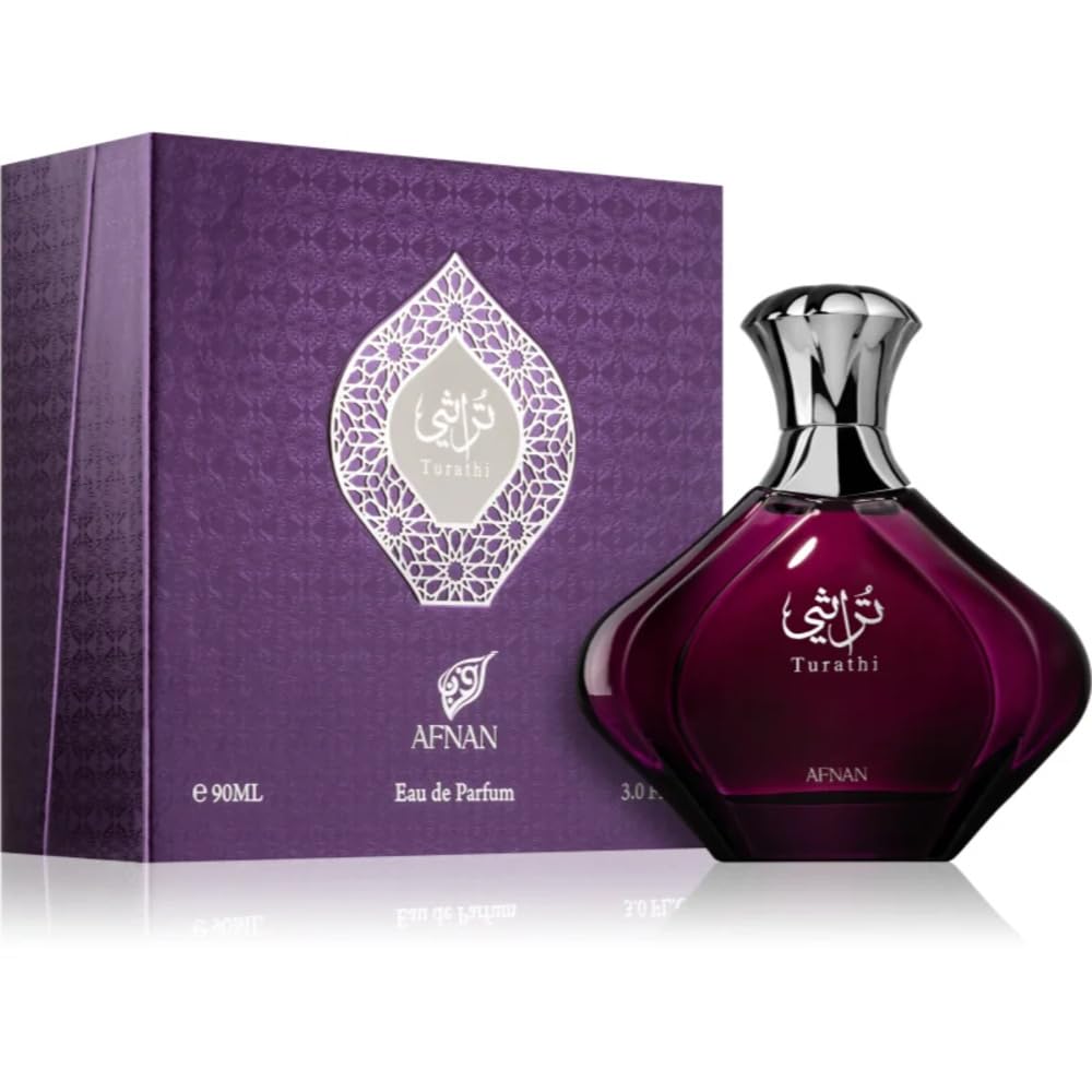 Afnan Turathi Blue Eau de Parfum Spray for Men, 3.0 Fl. Oz
