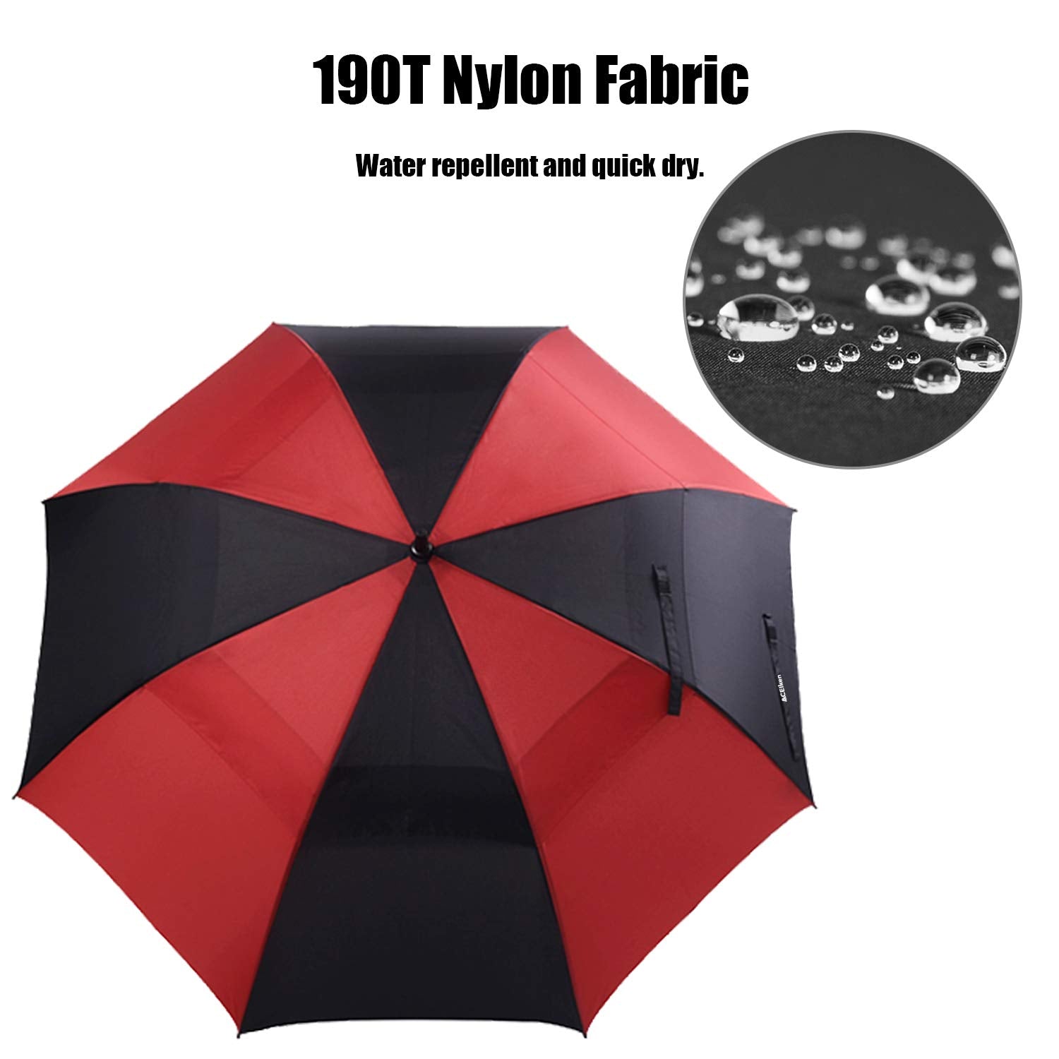 ACEIken Golf Umbrella Large 58/62/68 Inch Automatic Open Golf Umbrella Extra Large Oversize Double Canopy Vented Umbrella Windproof Waterproof for Men and Women