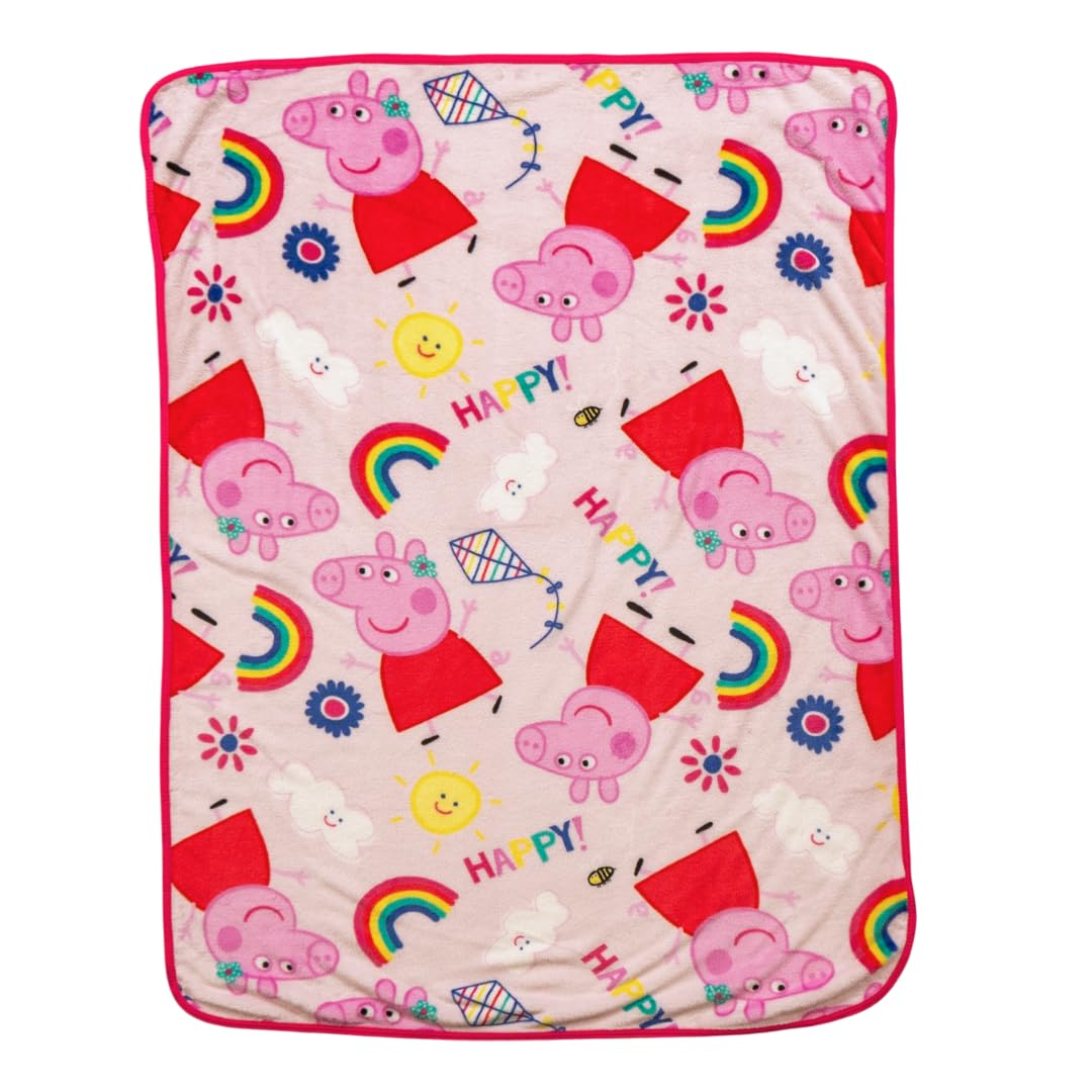 Barbie Kids Bedding Super Soft Cozy Silk Touch Throw, 40 in x 50 in, (Officially Licensed Product) By Franco