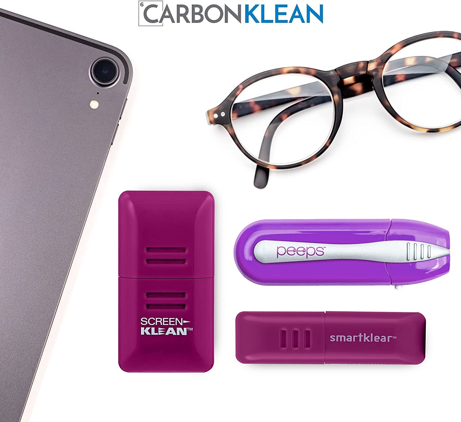 Peeps Eyeglass Lens Cleaner - Efficient and Durable Carbon Microfiber Technology - Exclusively Used by NASA - 500 Uses (Electroplated Gold)