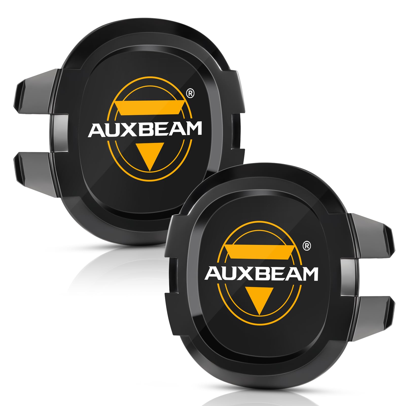 Auxbeam P4 Series Flood Beam LED Pods 4 Inch 90W Round Offroad Fog Lights Driving Flood Light Bar Bumper A-Pillar Hood Mount for Trucks ATV UTV Motorcycle Jeep