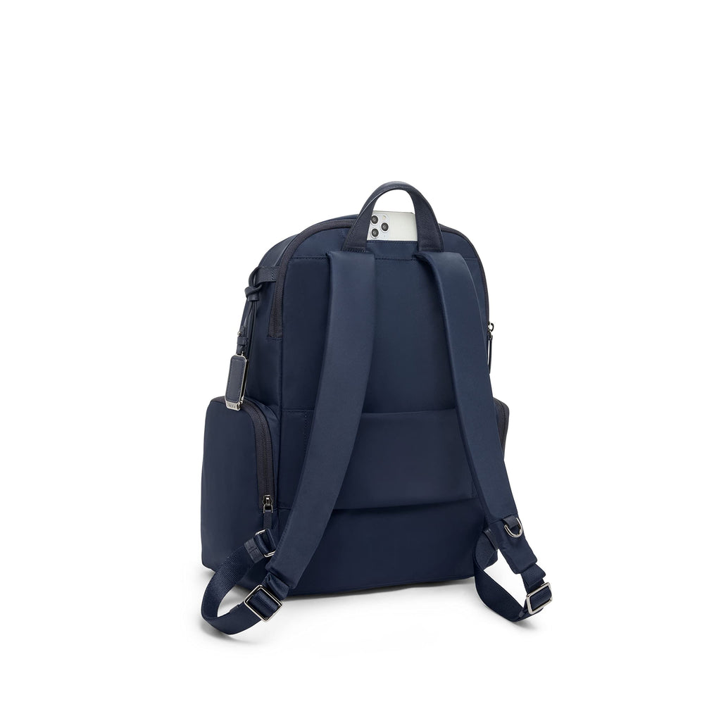 TUMI - Voyageur Celina Backpack - Women's Work and Travel Bag - 16.0" X 10.6" X 6.5" - Holds Up to 16" Laptop - Black & Gold Hardware