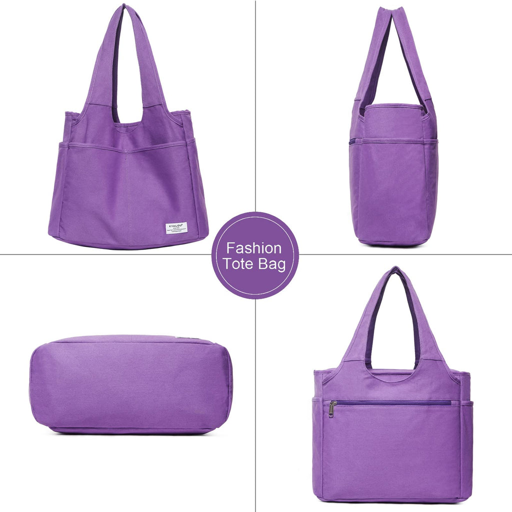 KYALOU Utility Large Tote Bag, Women Casual Shoulder Bags for Work School Gym Beach Travel Shopping Grocery | Utility