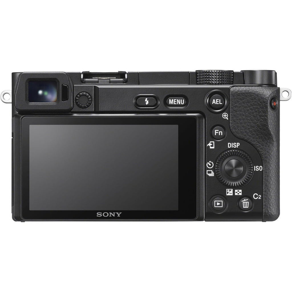 Sony ILCE6100KB Alpha 6100 Mirrorless 4K Video Camera with E PZ 16-50mm Lens - Black