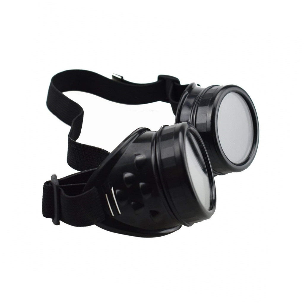 WEICHUAN Vintage Steampunk Goggles Mad Scientist Goggles Cosplay Punk Glasses for Adult, Women, Men Halloween Costume