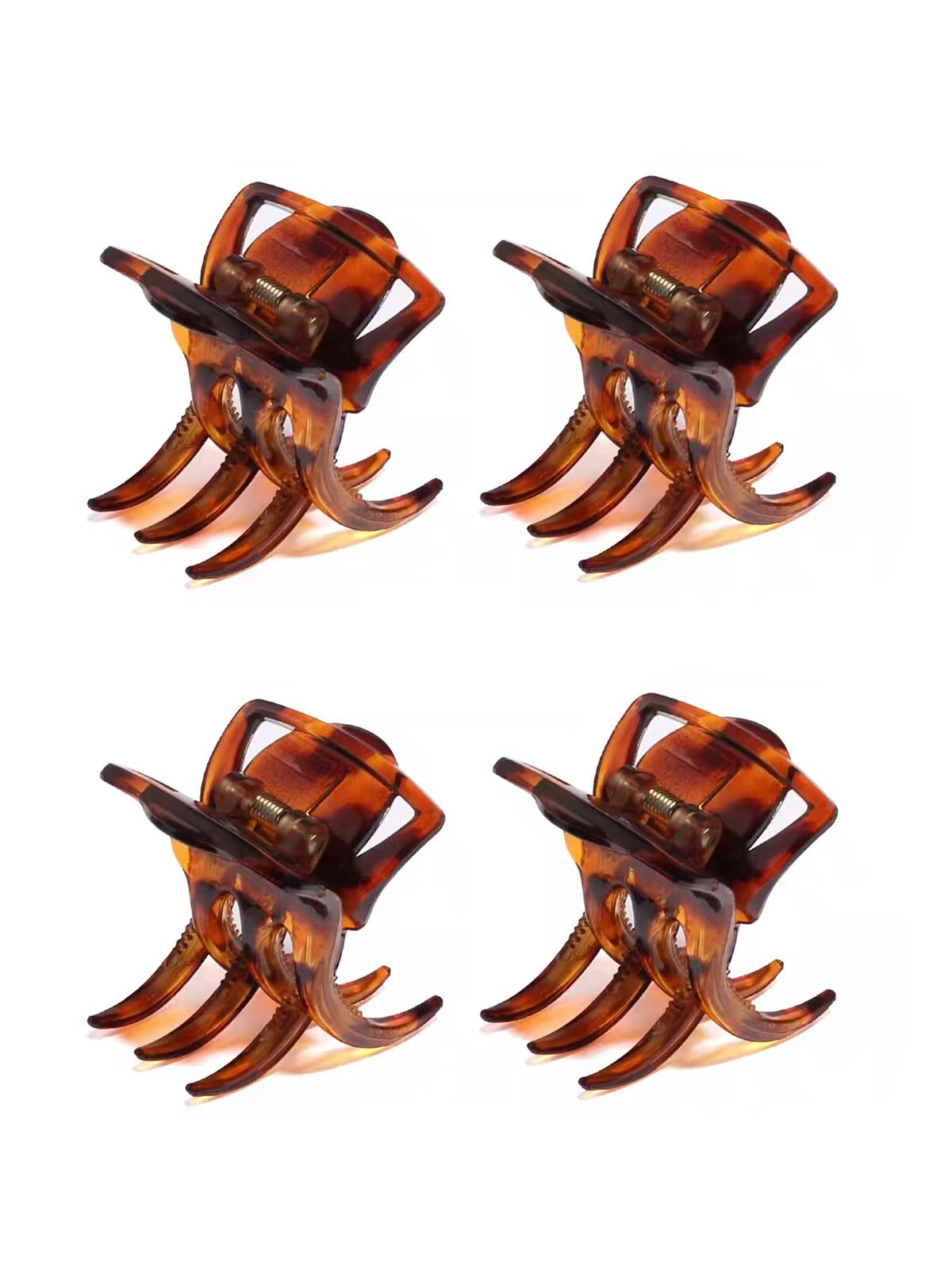 6 Pieces Morhom Jaw Clips, 1.3 Inch Hair Claw Clips for Thick or Medium Hair