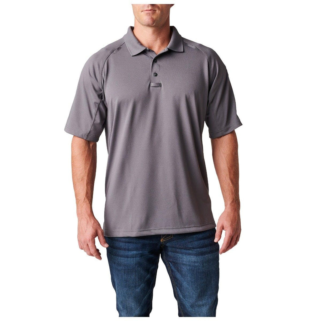 5.11 Tactical Men's Performance Short Sleeve Polo, 100% Polyester, Moisture Wicking, Style 71049