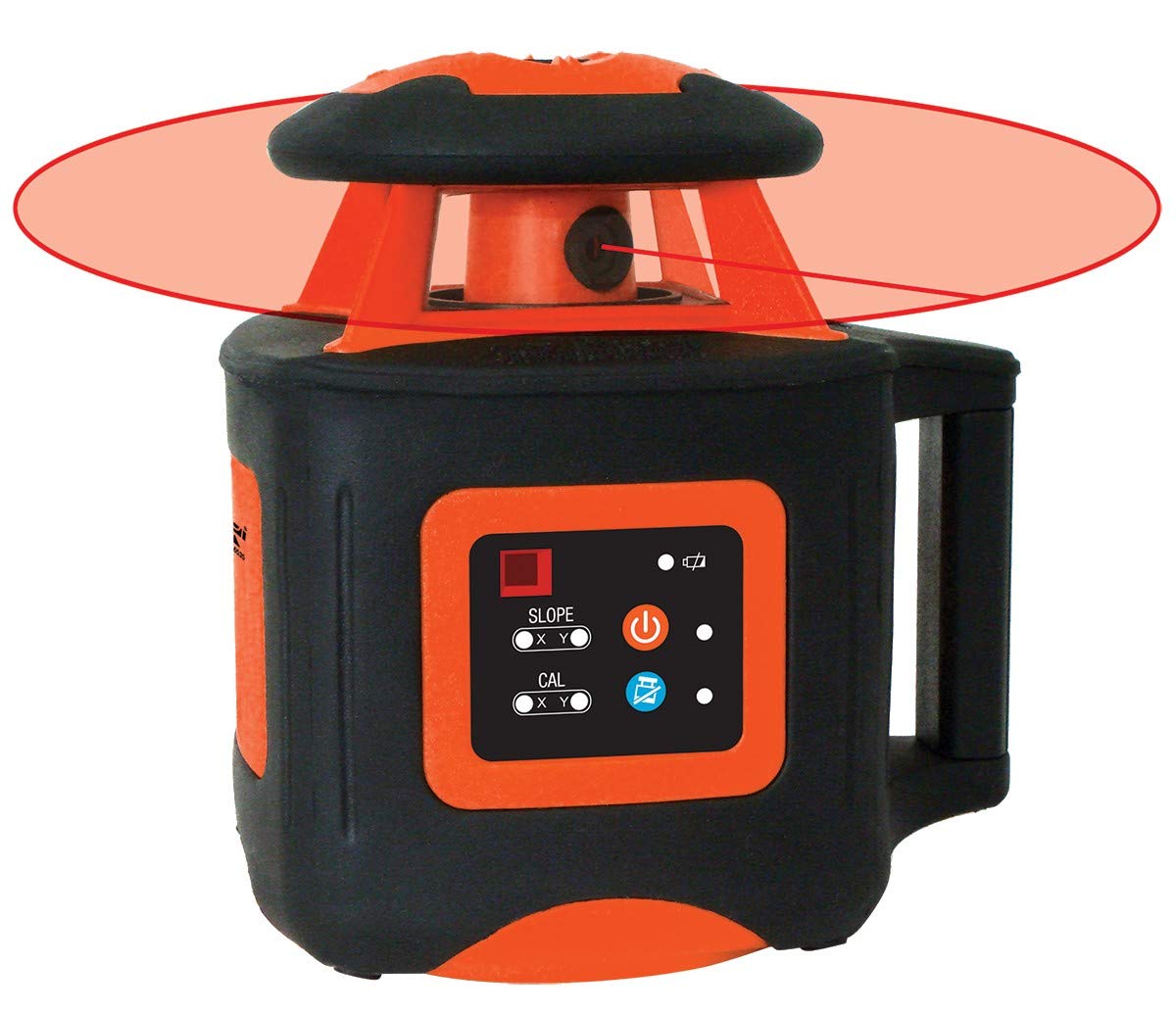Johnson Level & Tool 40-6541 High Accuracy Dual Slope Rotary Laser System, Red, 1 ‎Kit