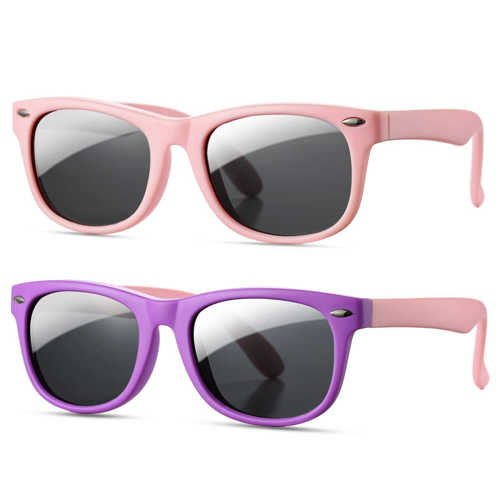 Pro Acme Kids Polarized Sunglasses, Flexible TPEE Frame Shades for Toddler Girls Boys, Ages 3-12