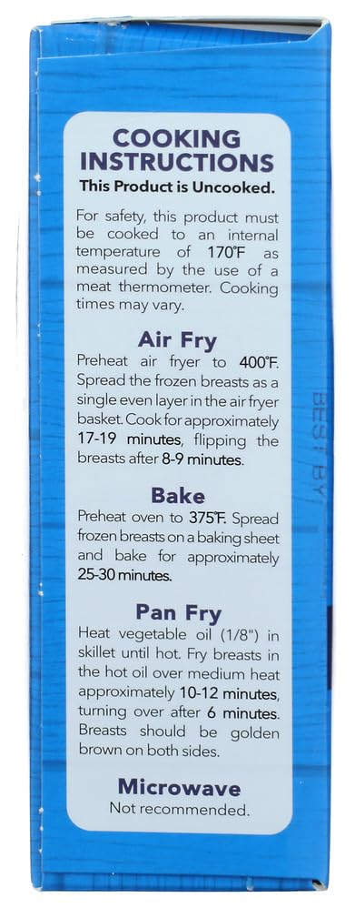 Bell & Evans Breaded Chicken Breast, 10.5 oz, Frozen