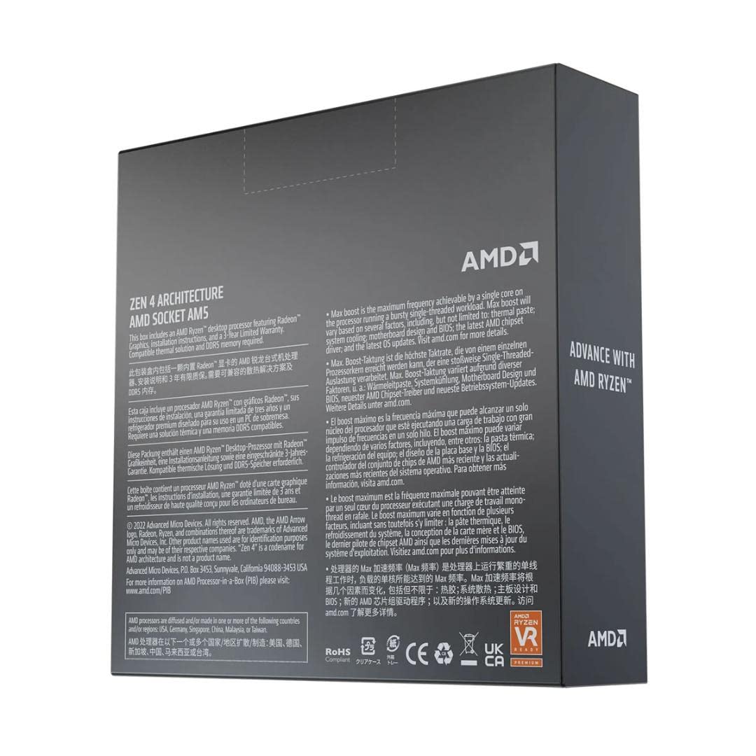 AMD Ryzen 5 7600X + GIGABYTE B650 AORUS ELITE AX Motherboard