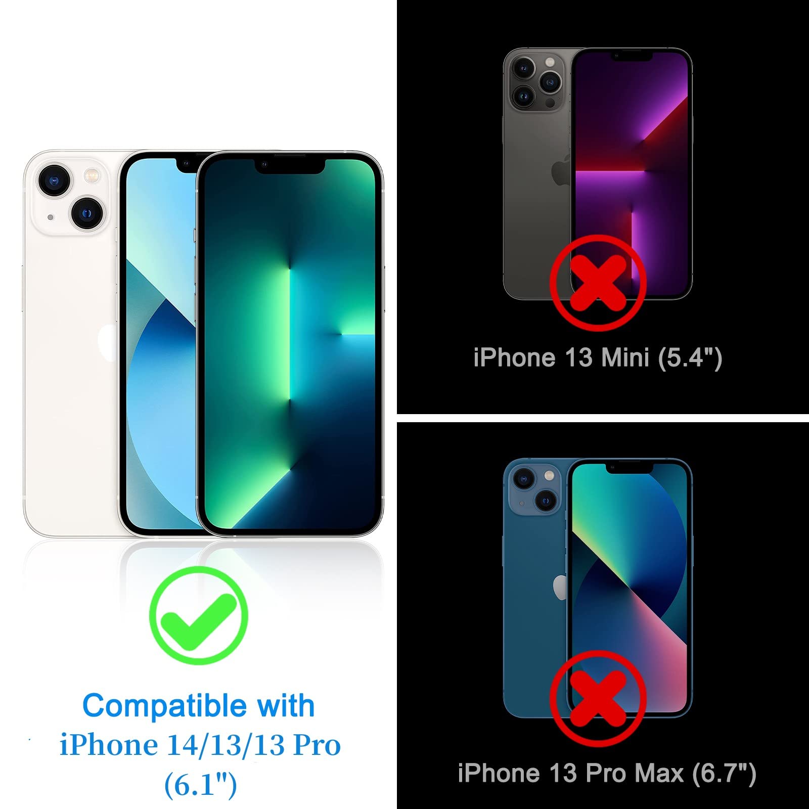 WHPXJY Privacy Screen Protector for iPhone 11 Pro Max & iPhone Xs Max (2 Pack), Tempered Glass Film with 28° Privacy Protection, Anti-Scratch, Easy Installation, Bubble-Free (Not for iPhone 11)