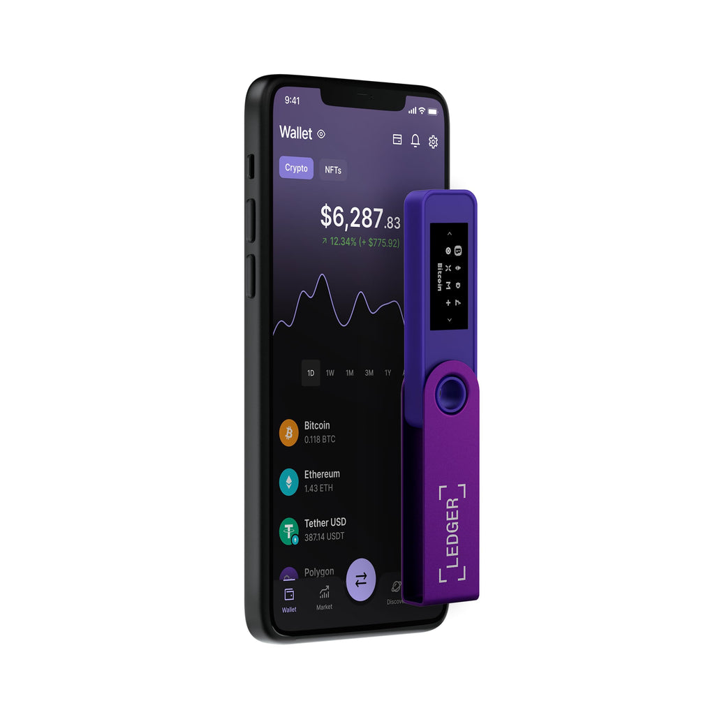 Ledger Nano S Plus Signer – The accessible Way to Manage Your Crypto & NFTs securely (Ledger Wallet for Desktop and Android only) – Matte Black