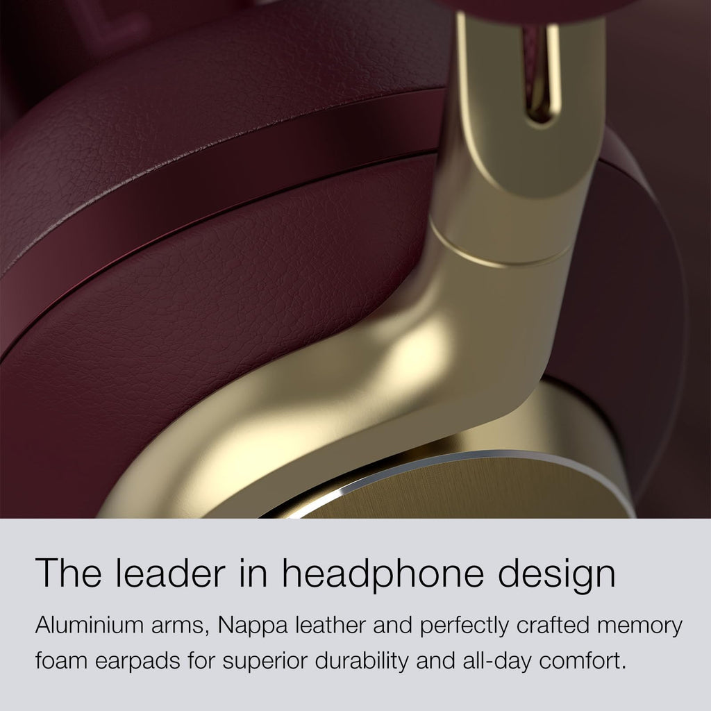 Bowers & Wilkins Px8 Over-Ear Headphones Wireless Bluetooth Noise Cancelling, Luxurious Materials, 30-Hour Battery Life, 15-Min Quick Charging, Black