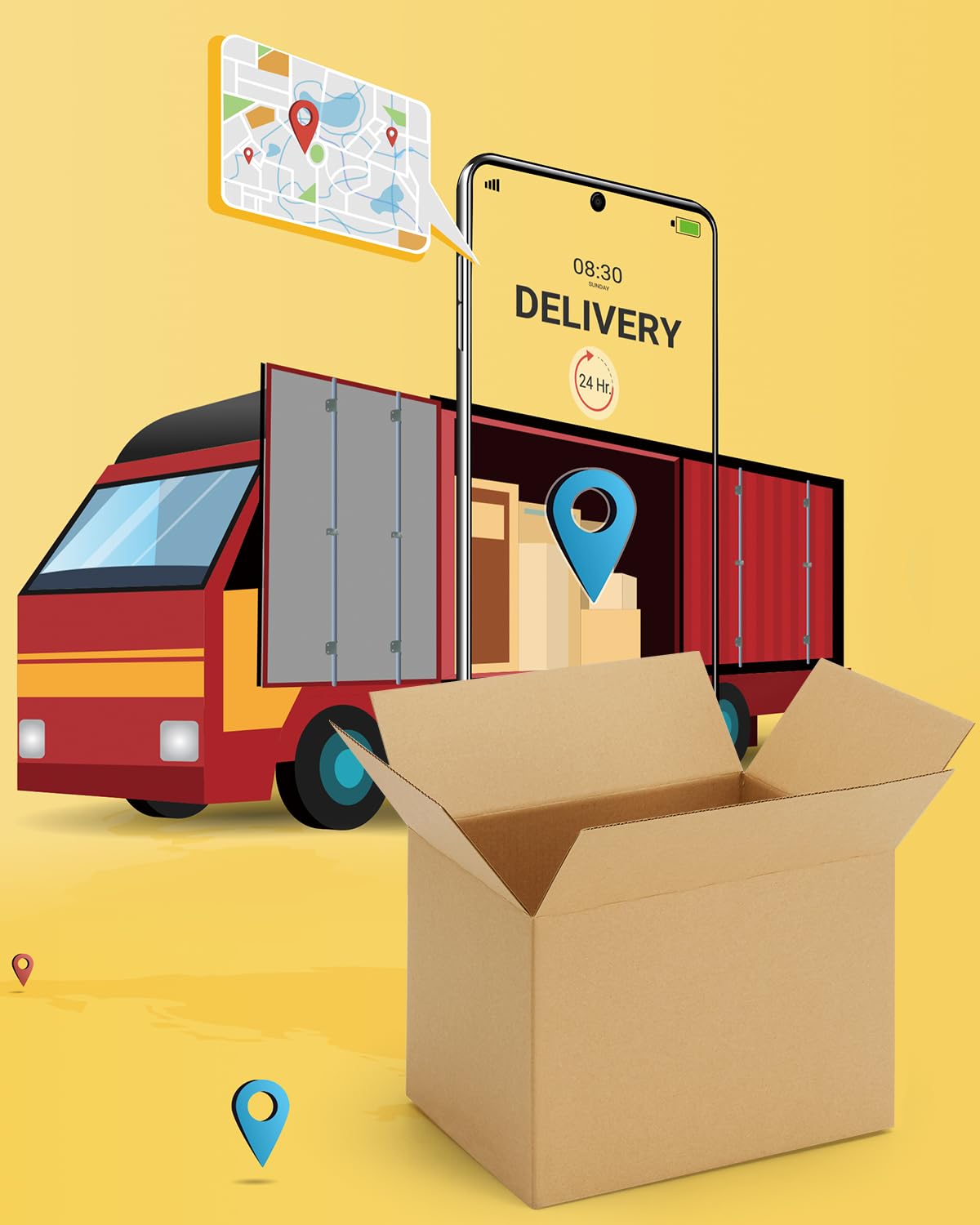40-Pack-Small-Shipping-Boxes-6x4x4, Corrugated-Cardboard-Boxes-for-Packaging-Small-Business, Brown-Boxes-Mailers