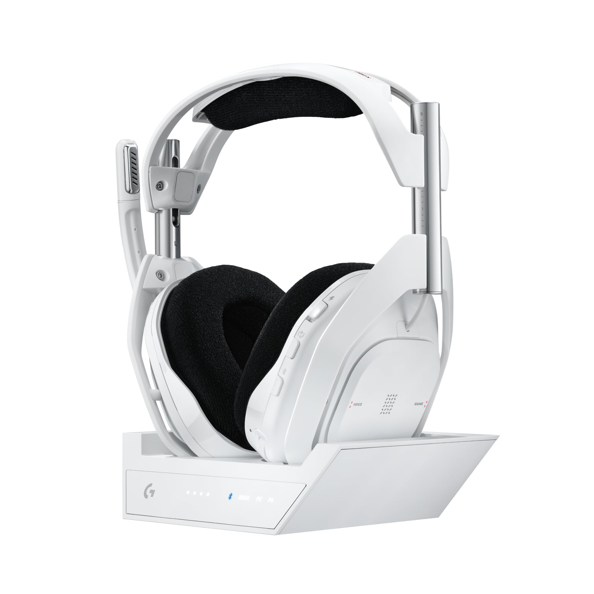 Logitech G Astro A50 X Multi-Platform Wireless Gaming Headset + Base Station for PS5/Xbox/PC: PLAYSYNC Video & Audio Switcher, HDMI 2.1 4K 120Hz VRR, <24bit/48kHz, 24hr Battery, 2.4GHz & BT - Black