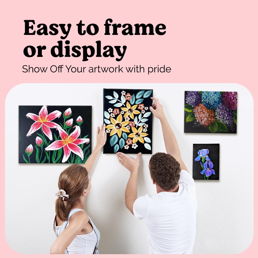 Chalkola Paint Canvas Panels 5x7 inch (15 Pack) for Acrylic Painting & Oil Art, Primed 100% Cotton Boards, Acid-Free for Professional Artists, Hobby Painters, Kids & Beginners
