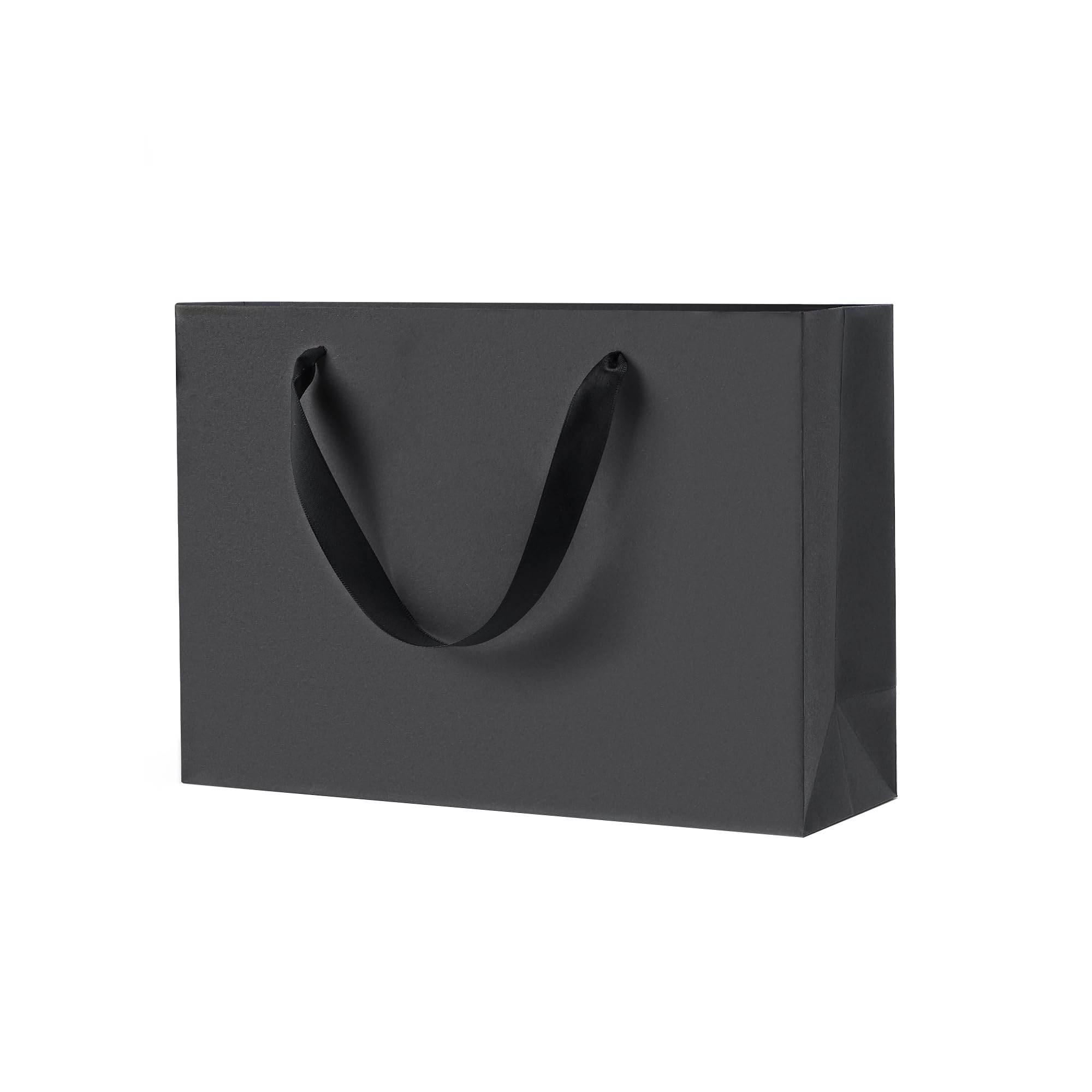 Argivean Black Gift Bags With Handles: 14pcs Medium Gift Bags Bulk 8x5x10 Inch For Wedding Party Birthday Business (M,14)