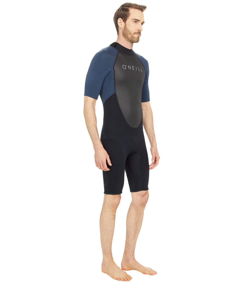 O'Neill Men's Reactor-2 2mm Back Zip Short Sleeve Spring Wetsuit, Lightweight Warmth and Flexibility for All Water Activities