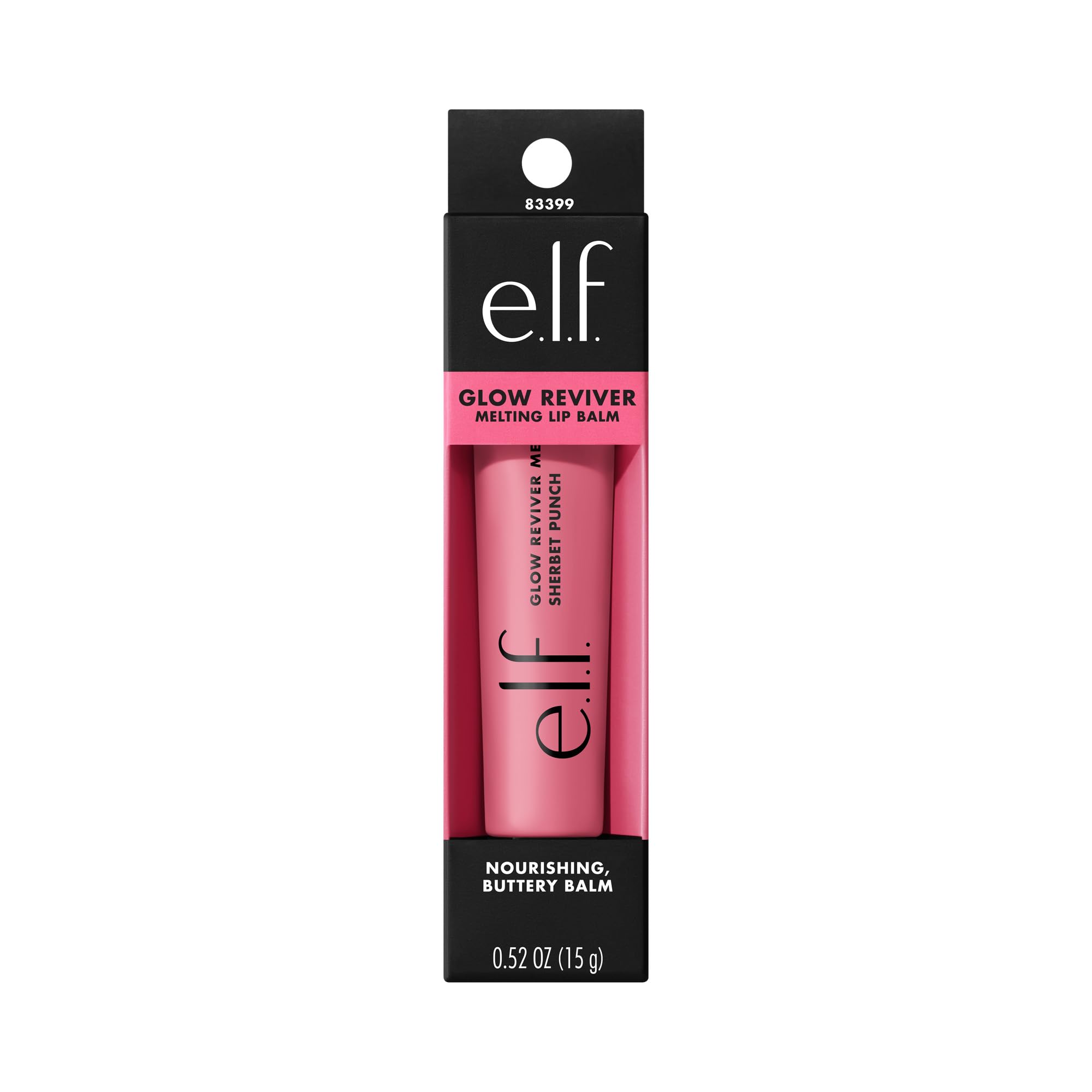 e.l.f. Glow Reviver Melting Lip Balm, Hydrating Tinted Lip Balm For A Glossy Finish & Soft, Supple Lips, Vegan & Cruelty-Free, Blackberry Sorbet