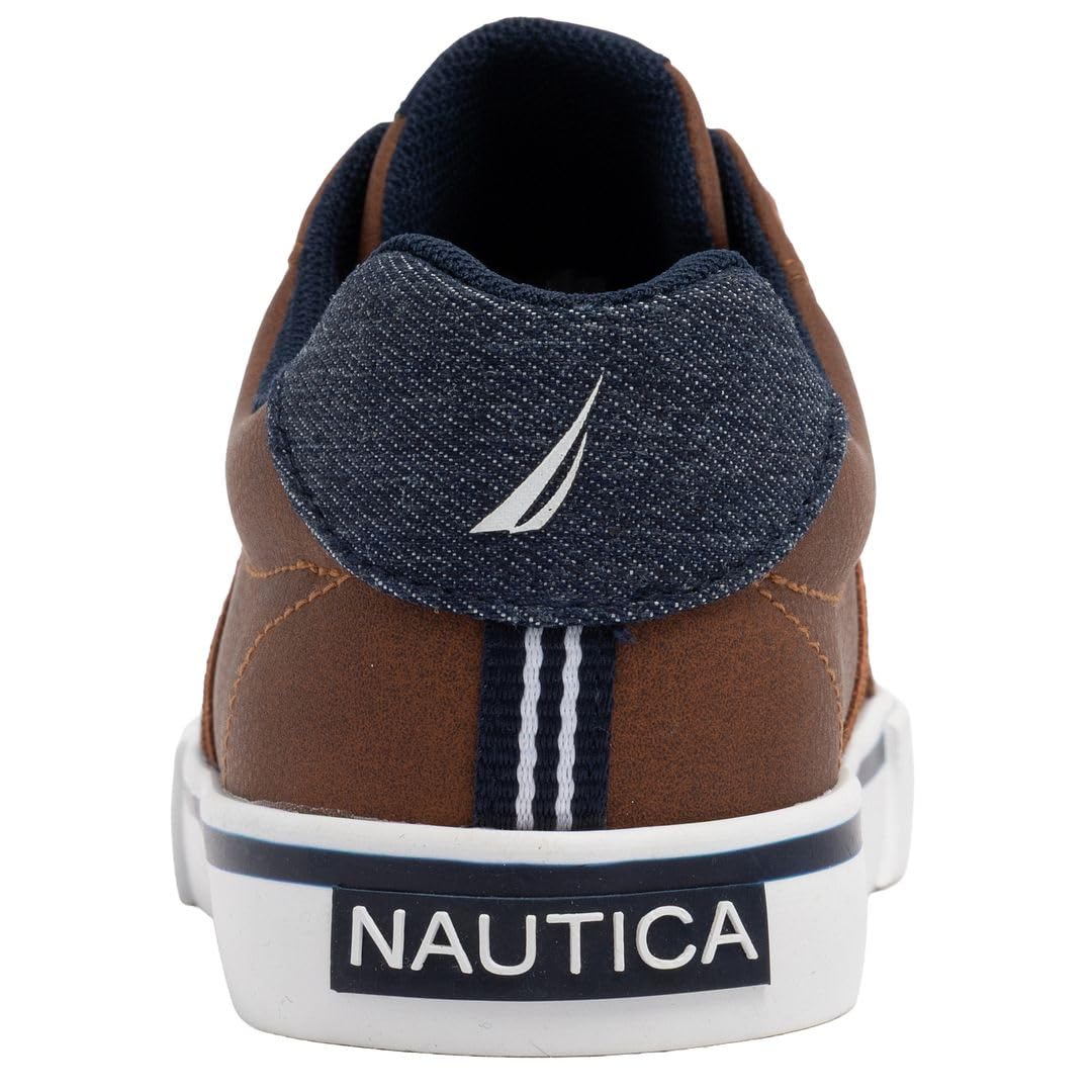 Nautica Kids Boys Lace-Up Fashion Sneakers Low-Top Dress Shoes for Youth - (Big Kid/Little Kid)