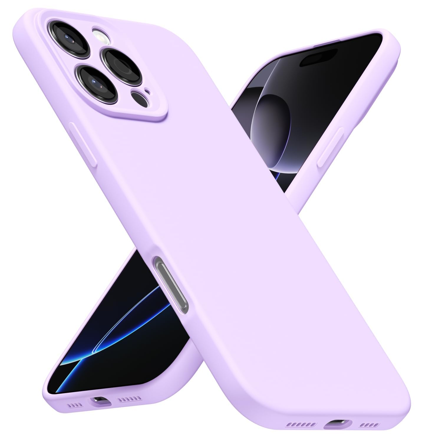 LoeoeL for iPhone 8 Plus/ 7 Plus Phone Case Silicone, Minimalist Ultra Thin Slim Soft Rubber Gel Solid Color Matte TPU Cute Case for Women, Girly Aesthetic Design & Camera Cover, Beige Stone Cream