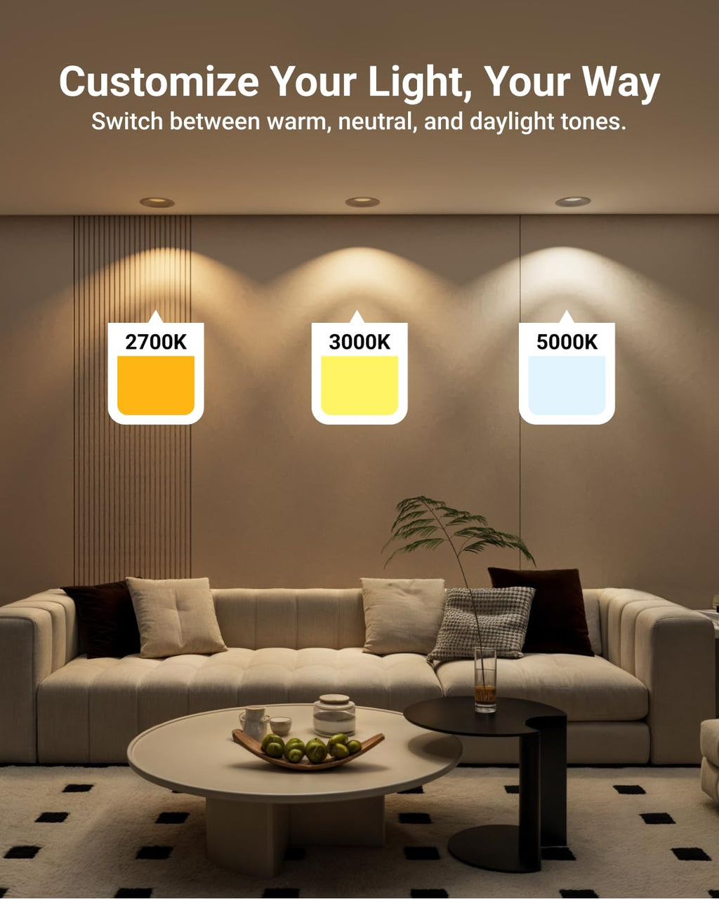 Sunco 12 Pack BR30 Light Bulbs LED, Recessed Can Light Bulbs, Indoor Flood Bulb, 850 LM, 11W (65W Equivalent), 3000K Warm White, Dimmable, E26 Base, for Home, Kitchen, Bedroom UL