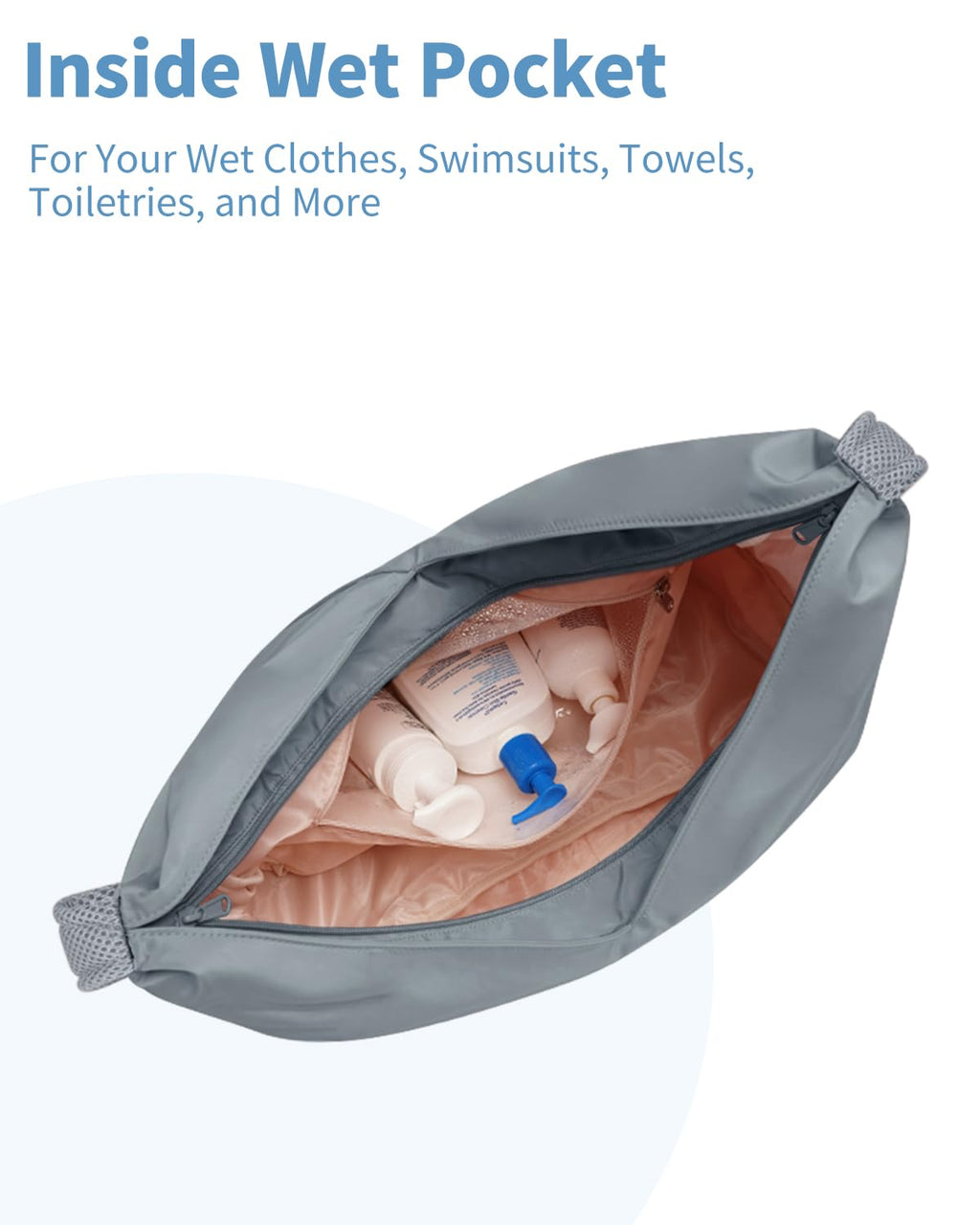 Ceneda Large Gym Bag for Women with Hidden Yoga Mat Holder & Shoe Compartment & Wet Pocket, Sports Duffle Bag for Travel