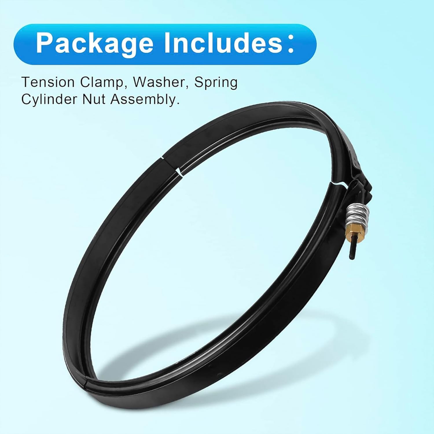 Upgrade 190003 Tension Control Clamp Kit for Pentair Pool&Spa Filter, Pool Filter Tension Clamp Compatible with Pentair FNS Plus Series, Clean&Clear Plus&Quad DE Series Filters Pumps, 23-1/4" Length